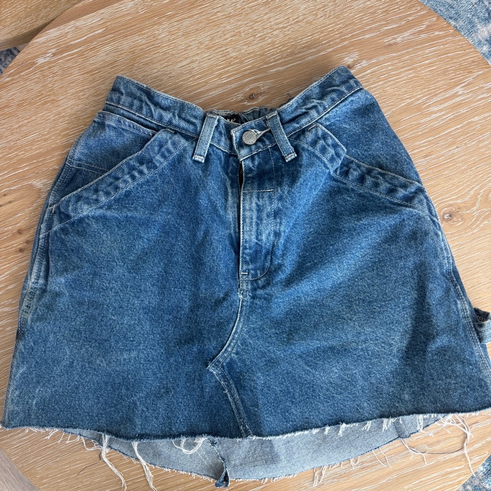 Polo by Ralph Lauren Blue Denim Mini Skirt
